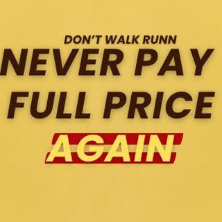 Telegram profile photo for Never Pay Full Price