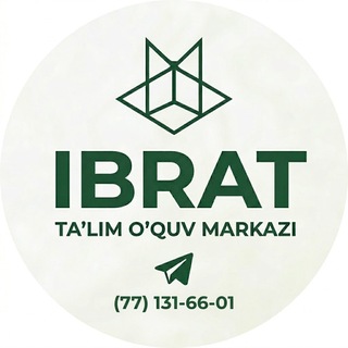 Telegram profile photo for IBRAT TA’LIM