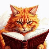 Telegram profile photo for Книги и котики