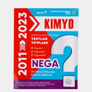 Telegram profile photo for NEGA KIMYO YECHIM (2023)