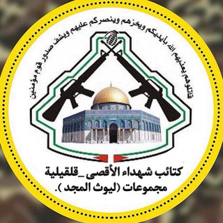 Telegram profile photo for مجموعات ليوث المجد كتائب شهداء الاقصى -قلقيلية.