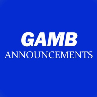 Telegram profile photo for GAMB Announcements