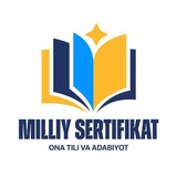 Telegram profile photo for Ona tili va adabiyot || Milliy sertifikat