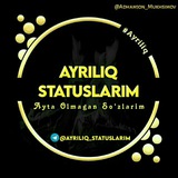 Telegram profile photo for Ayriliq🍃VIZITKA❤️