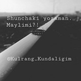 Telegram profile photo for Kulrang Kundaligim📝