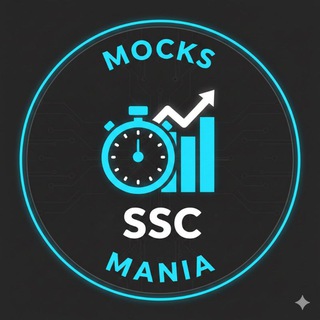 Telegram group profile photo for 🚀SSC MOCKS MANIA (Tier 1 & 2) 🎯