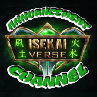 Telegram profile photo for 📣 IsekaiVerse Announcement Channel 📣