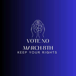 Telegram profile photo for Vote No No