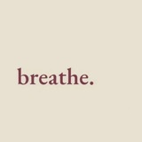 Telegram profile photo for take a breath.