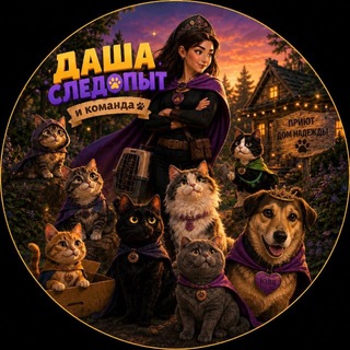 Telegram profile photo for Приют для животных Даша-следопыт🕵🏻♀️