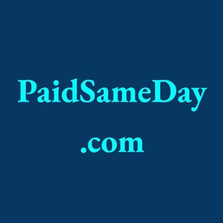 Telegram profile photo for 💸 Same-Day Pay & Instant Pay by PaidSameDay.com