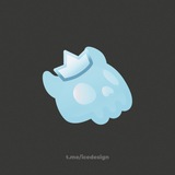 Telegram profile photo for ice design