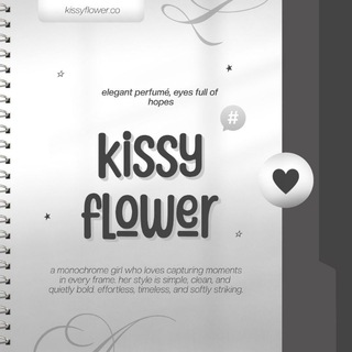 Telegram profile photo for ୨ৎ˚⋆ kisseu-flower, 📓 ּ ֶָ֢.