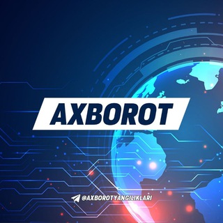 Telegram profile photo for AXBOROT | Yangiliklar kanali