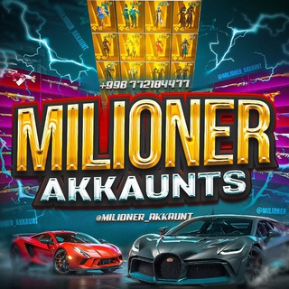 Telegram group profile photo for MILLIONER AKKAUNTS⚔️ chati