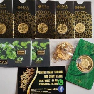 Telegram profile photo for BUYBACK SURAT PAJAK, EMAS & SILVER TERPAKAI NUR JEWELRY COVER SELURUH MALAYSIA