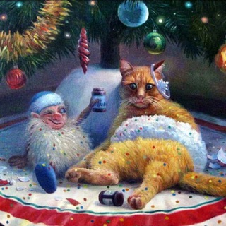 Telegram profile photo for Байки Домового и кота (смешные, интересные истории)