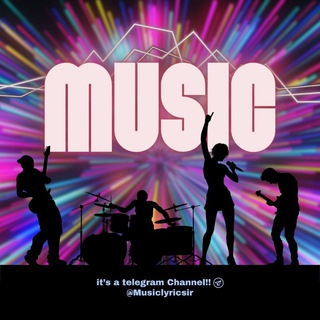 Telegram profile photo for Music Lyrics 🎶