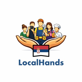 Telegram profile photo for LocalHands Serbia 🇷🇸 - профессионалы в твоем городе