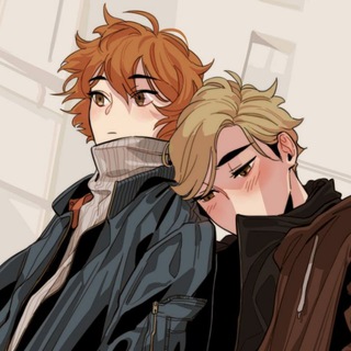 Telegram profile photo for Haikyuu ships (mostly AtsuHina)