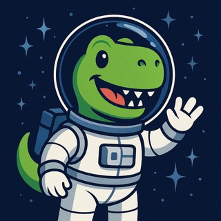 Telegram profile photo for SPACEDINO Memecoin entrance portal