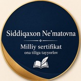 Telegram profile photo for MILLIY SERTIFIKAT || ESSE