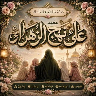Telegram group profile photo for مَعْهَدٌ || عَلَى نَهْجِ الزَّهْرَاءِ .