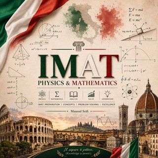 Telegram profile photo for IMAT physics & Mathematics