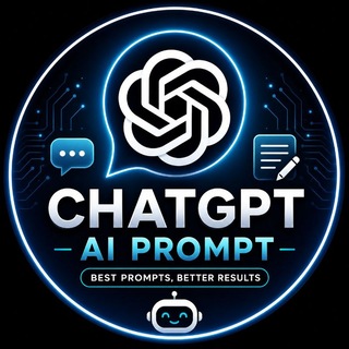 Telegram profile photo for ChatGPT AI Prompt 〽️🌀