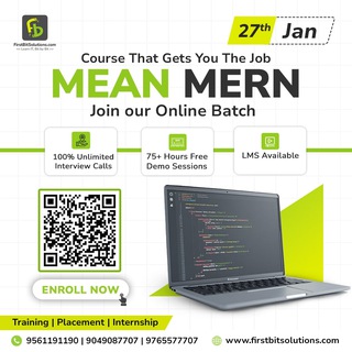 Telegram profile photo for FirstBit Certified Professional - MEAN MERN