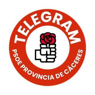 Telegram profile photo for PSOE provincia de Cáceres