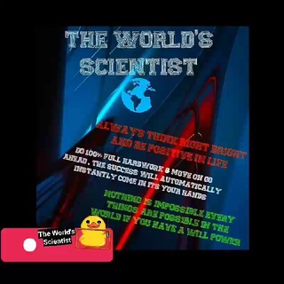 Telegram profile photo for 🌎The World's Scientist Channel V-100%S.O🔭📡🚀