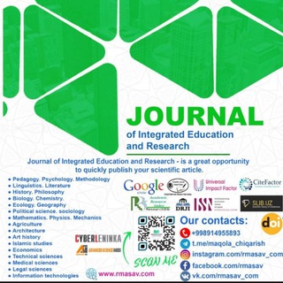 Telegram profile photo for ILMIY JURNALLAR va KONFERENSIYALAR | RASMIY