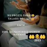 Telegram profile photo for MAQSAD BITTA GIRANT ASOSIDA UQISH