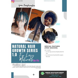 Telegram profile photo for Natural hair growth series