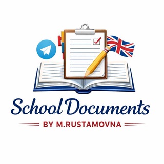 Telegram profile photo for 📚📒🗂SCHOOL DOCUMENTS BY M.RUSTAMOVNA