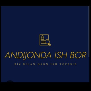 Telegram profile photo for Andijondagi boʻsh ish oʻrinlari