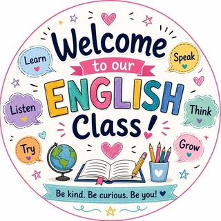 Telegram profile photo for شرح مناهج اللغة الانكليزية للمراحل المتوسطة والاعدادية