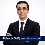 Telegram profile photo for Bahodir Orifjonov | Multilevel C1
