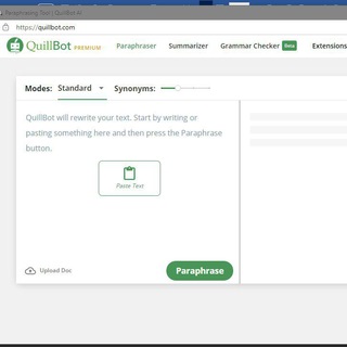 Telegram profile photo for Quillbot, grammarly premium
