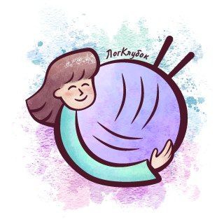 Telegram profile photo for ЛогКлубок. Вязание 🧶💜
