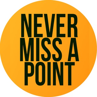 Telegram profile photo for Never miss a Point