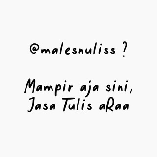Telegram profile photo for Jasa Tulis aRàa 📓 :