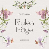 Telegram profile photo for RULES OBLIVION'S EDGE