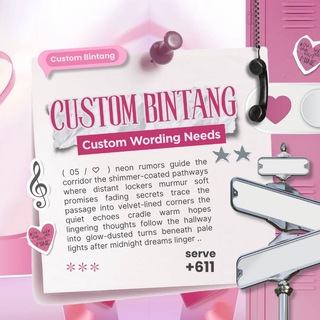 Telegram profile photo for ‘custom-bintang: ♡.