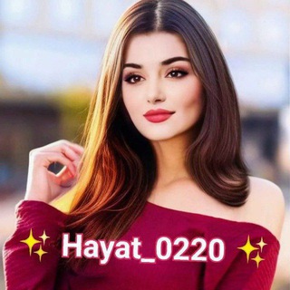Telegram profile photo for ✨ Hayat_0220_2004 ✨