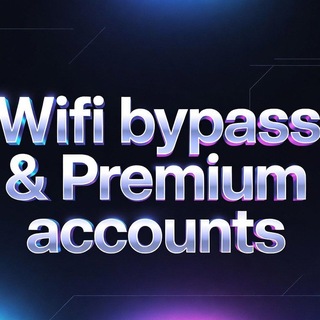 Telegram profile photo for ᵂⁱᶠⁱ ᵇʸᵖᵃˢˢ & ᴾʳᵉᵐⁱᵘᵐ ᵃᶜᶜᵒᵘⁿᵗˢ