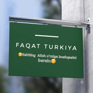 Telegram profile photo for FAQAT TURKIYA🇹🇷🇺🇿