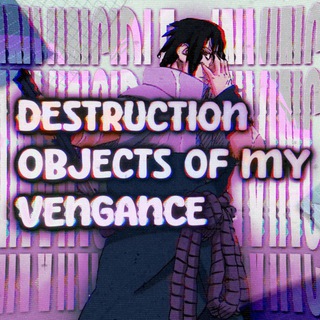 Telegram profile photo for destruction objects of my vengeance
