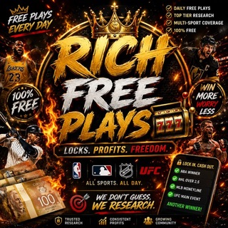 Telegram profile photo for RICH FREE PLAYS🇨🇦🏦